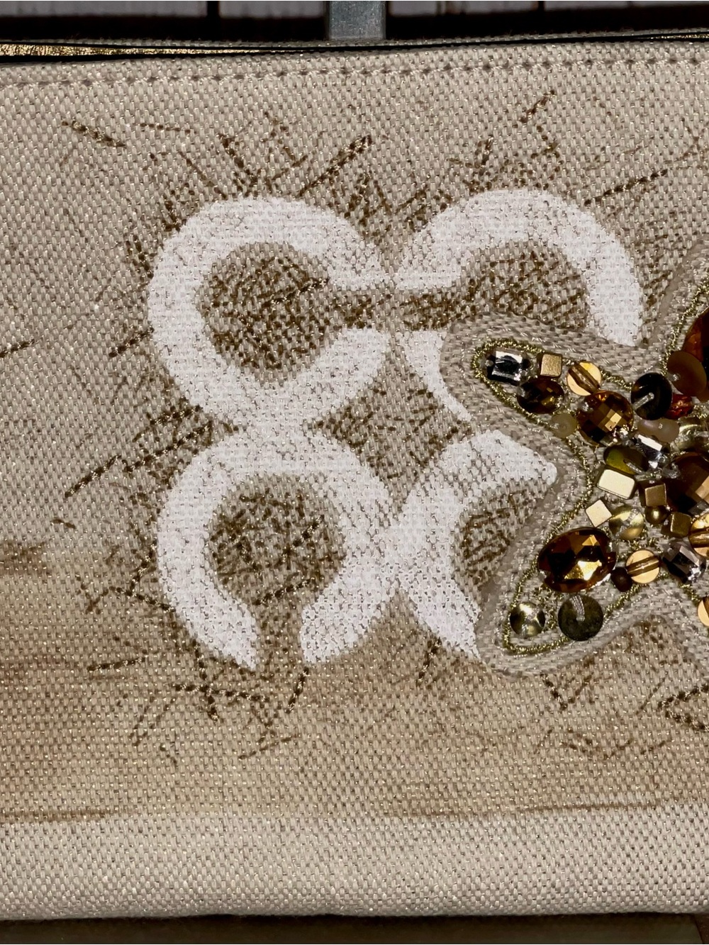 NWT! COACH AUDREY STARFISH STUDDED LIMITED EDITION LARGE NATURAL WRISTLET 45535 - Picture 2 of 5